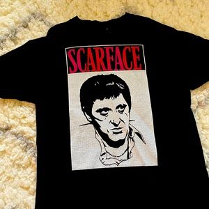 URBAN OUTFITTERS - Men’s Scarface Tony Montana Tee, Black, Size Medium